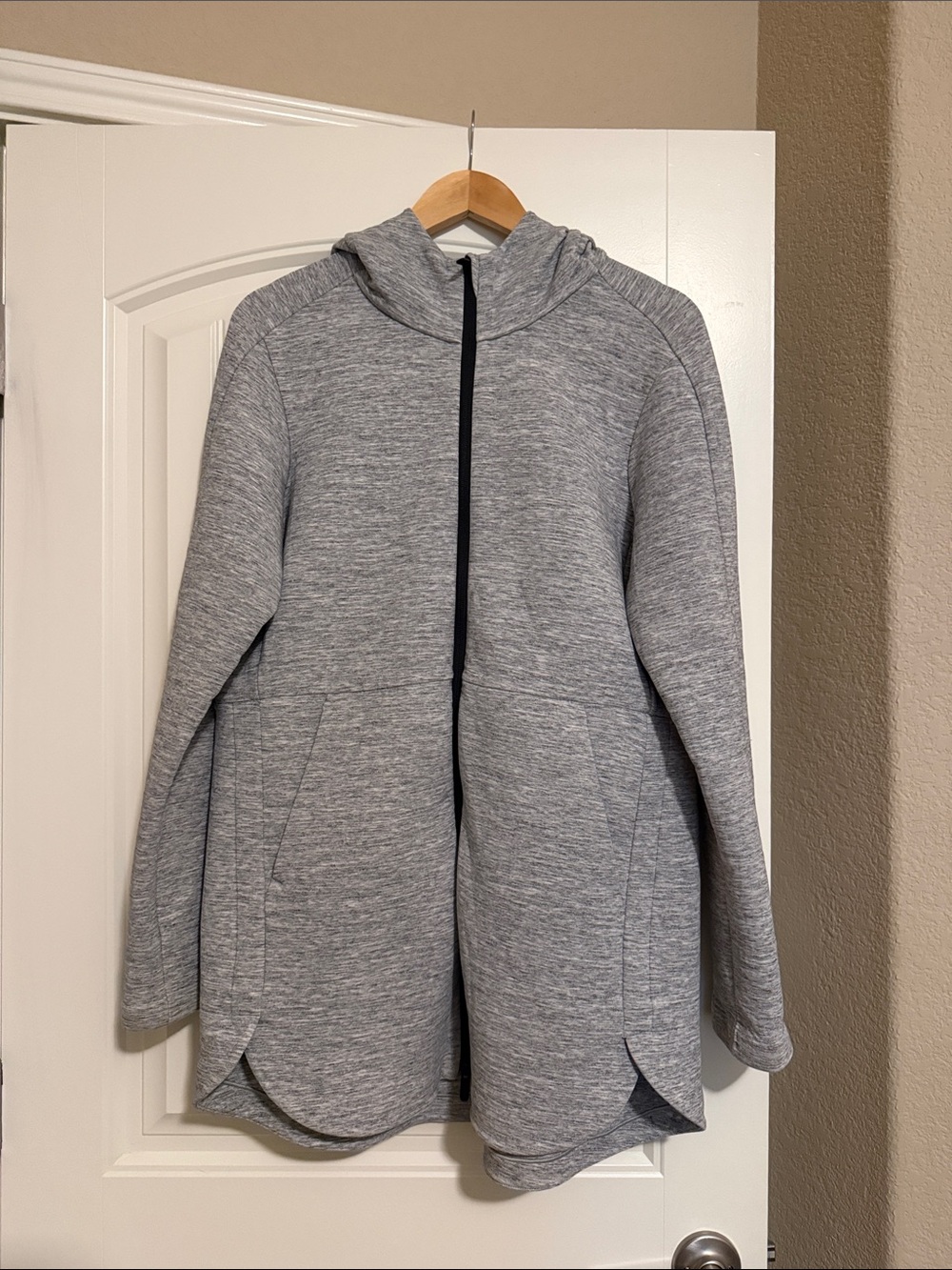 lululemon athletica Gray Hooded Zip Jacket